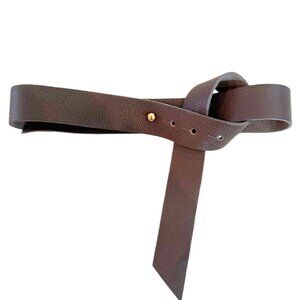 Genuine Leather "Ribbon" Belt